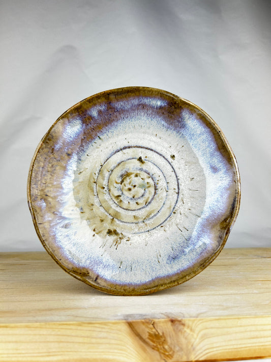 Flower wood plate 2