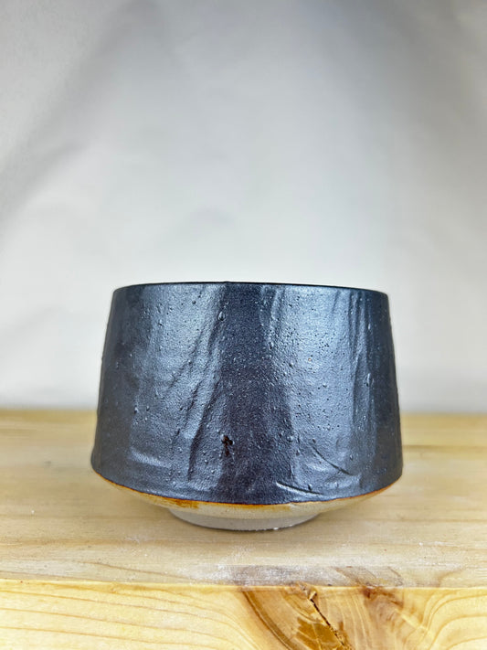 black wood cup