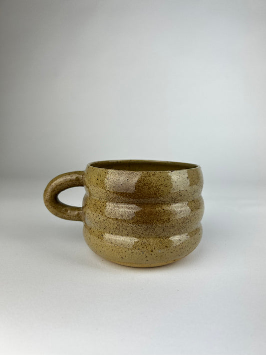 Brown spray mug