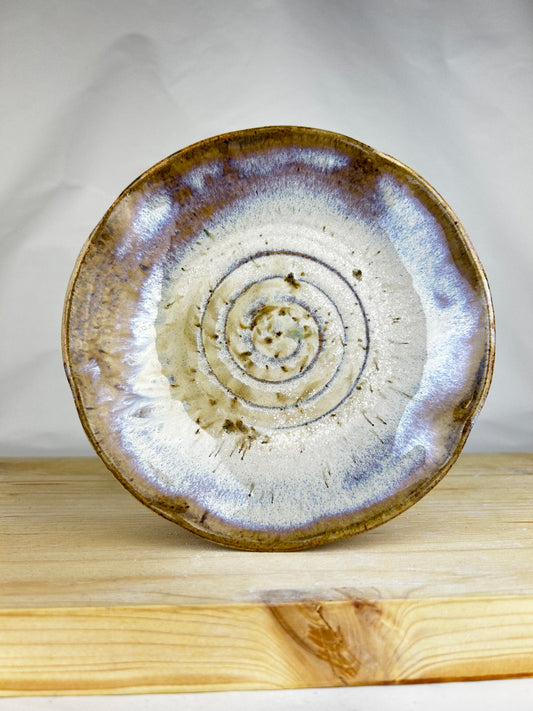 Flower wood plate 2